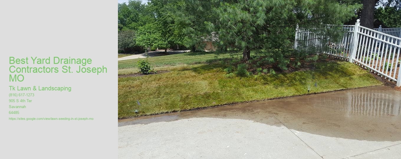 Best Yard Drainage Contractors St. Joseph MO